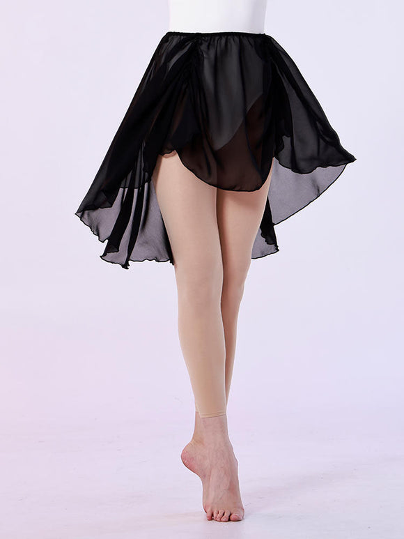 Ballet Petal Half Body Skirt Gauze Skirt Dance Practice Clothes - Dorabear