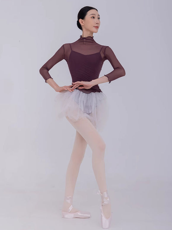 Ballet Practice Dance Gauze Skirt Adult/Girl One Piece Puff Skirt - Dorabear - The Dancewear Store Online 
