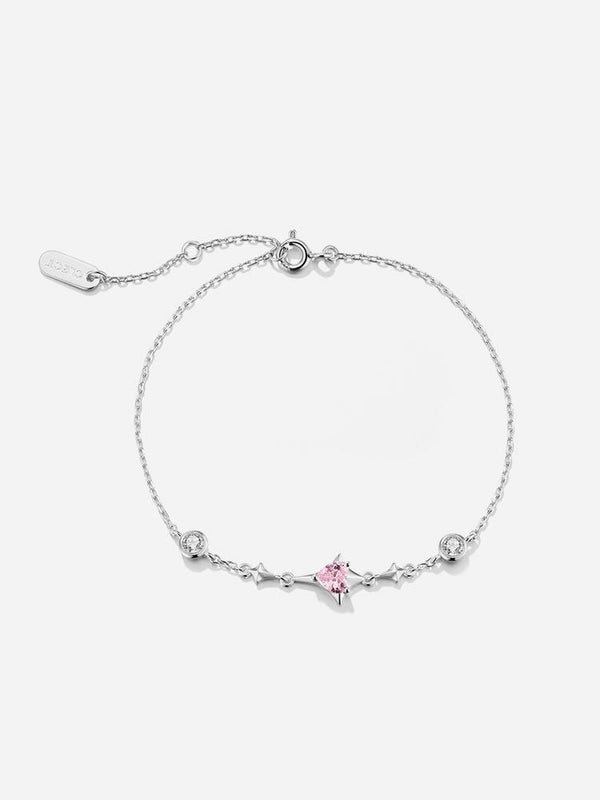 Brilliant Silver Bracelet Heart Light Girls's Unique Design Exquisite Sensory Ornament - Dorabear - The Dancewear Store Online 