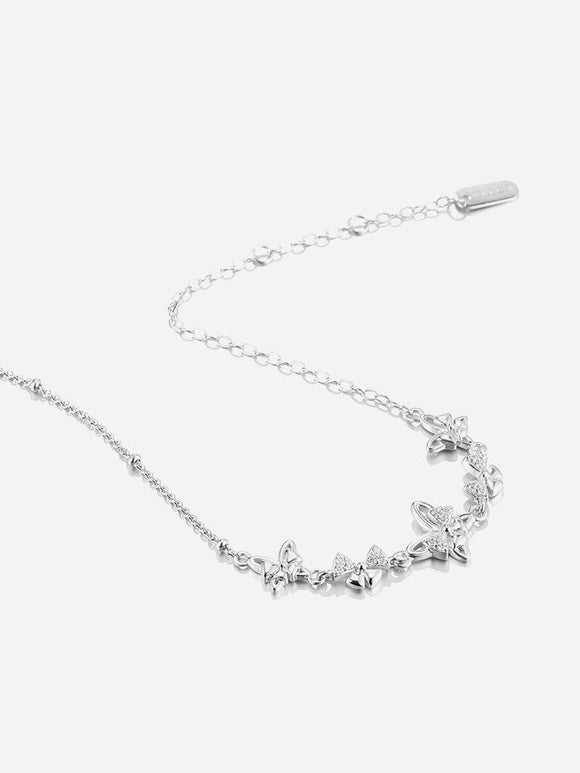 Butterfly Dance Flying Silver Bracelet Light Luxury Small Exquisite Girl's Birthday Gift - Dorabear - The Dancewear Store Online 