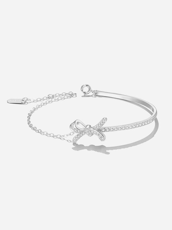 Butterfly Silver Bracelet Light Luxury Small Exquisite Girl's Birthday Gift - Dorabear - The Dancewear Store Online 