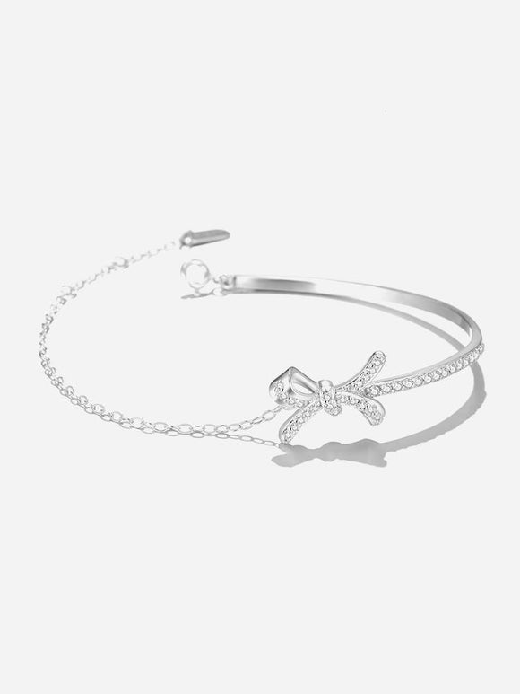 Butterfly Silver Bracelet Light Luxury Small Exquisite Girl's Birthday Gift - Dorabear - The Dancewear Store Online 