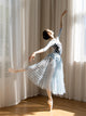 Mesh Patchwork Printed Training Clothes Ballet High Crotch Leotard - Dorabear - The Dancewear Store Online 