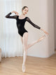 Square Necked Sparkling Diamond Pleated Leotard Ballet Dance Training Clothes - Dorabear - The Dancewear Store Online 