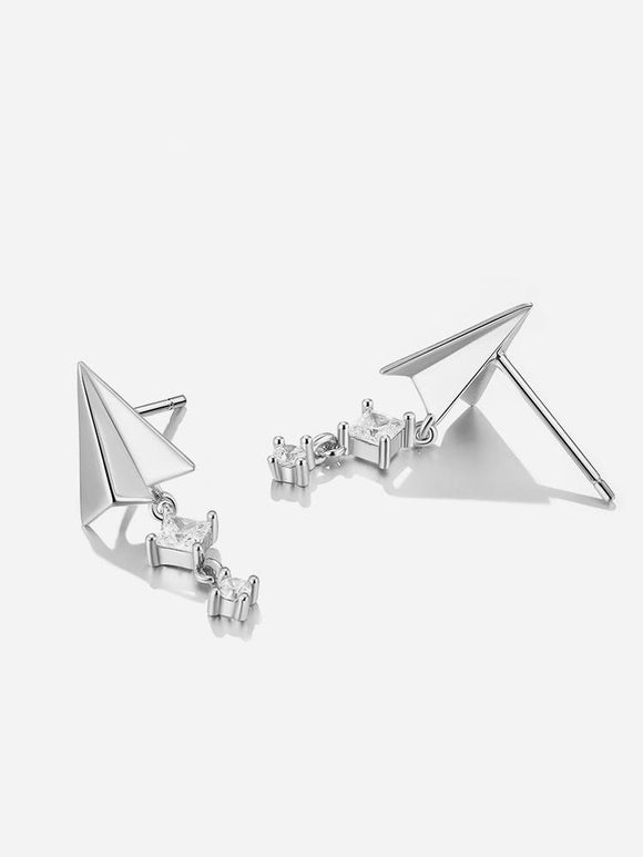 Star Dream Small Aircraft Earrings Unique Design High end Earrings - Dorabear - The Dancewear Store Online 