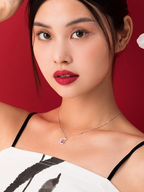 Starlight Dragon Silver Necklace Light Luxury Small Popular Collar Chain Birthday Gift - Dorabear - The Dancewear Store Online 
