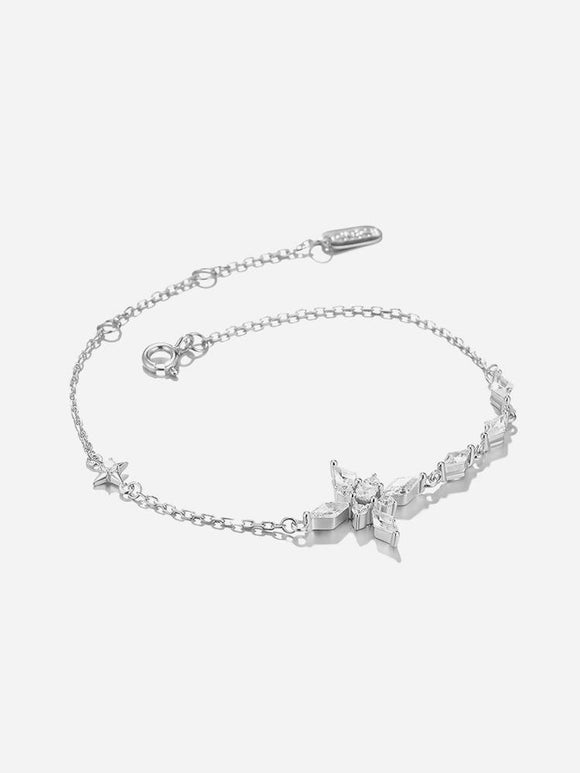 Starlight Pure Silver Bracelet Light Luxury Unique Exquisite Bracelet Birthday Gift - Dorabear - The Dancewear Store Online 