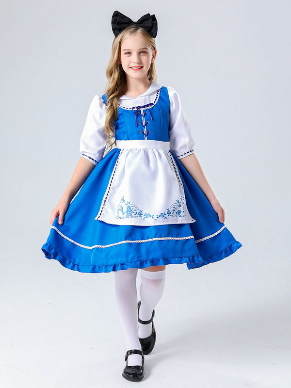 Blue Maid Costume Role Performance Costume - Dorabear