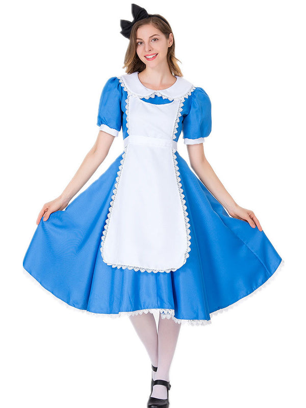 Blue Maid Dress Performence Costume - Dorabear
