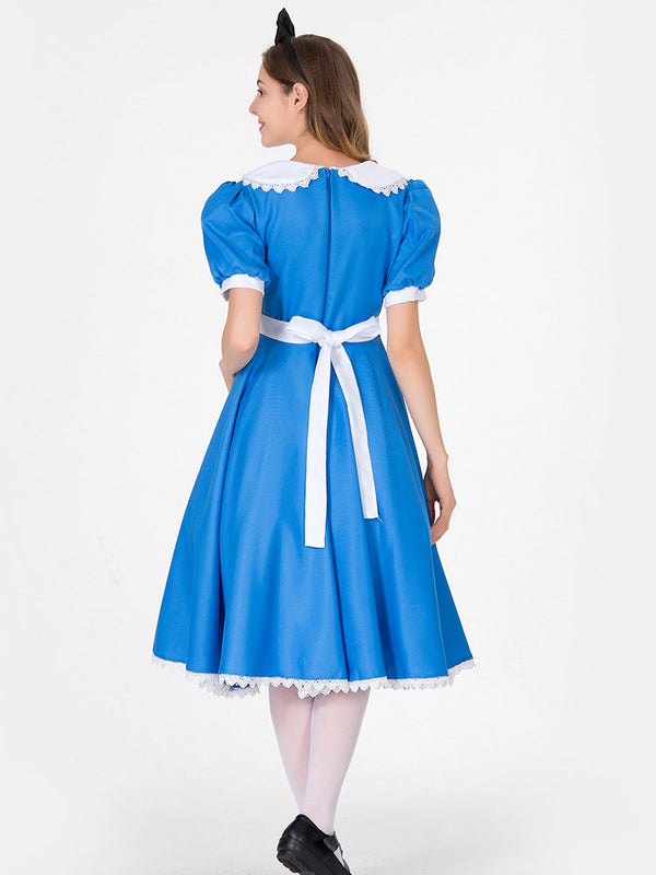 Blue Maid Dress Performence Costume - Dorabear