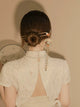 Antique Tassel Hairpin Pearl Fan-shaped Design Headdress Cheongsam Accessories - Dorabear