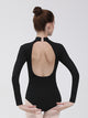 Autumn/Winter Ballet Stand-up Collar Black Leotard Practice Clothes - Dorabear