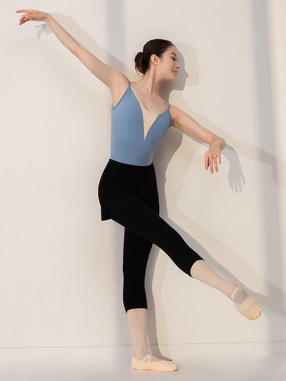 Ballet Basic Practice Cropped Culottes Dance Exercise Pants - Dorabear