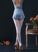 Ballet Dance One Piece Elastic Waist Practice Short Skirt - Dorabear
