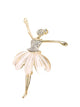 Ballet Girl Brooch Versatile Dress Pin Clasp Corsage Gift - Dorabear