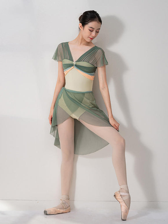 Ballet Mesh Skirt One-piece Gauze Dance Practice Skirt - Dorabear
