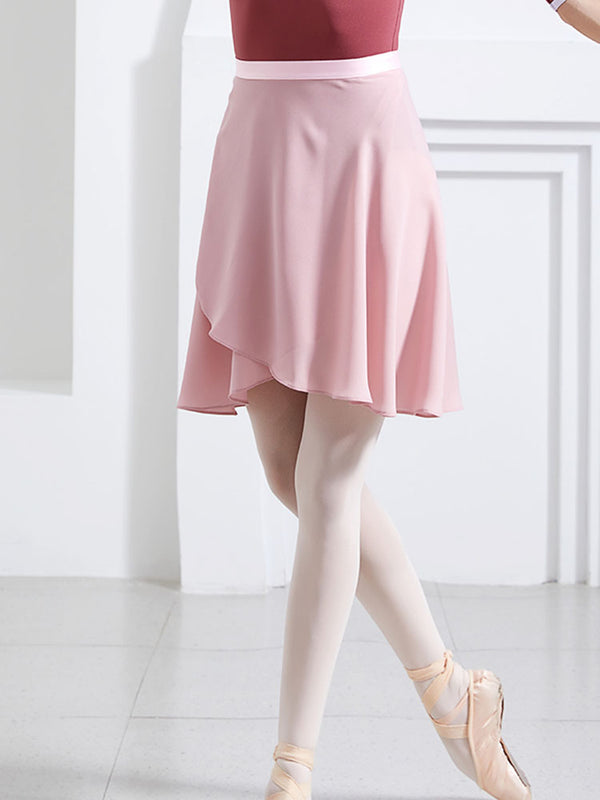 Ballet One Piece Short Skirt Lace Chiffon Apron Practice Gauze Skirt - Dorabear