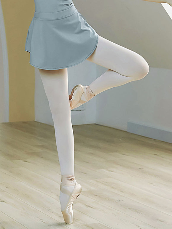 Ballet Quick Dry Waist Skirt Front Short Back Long Curved Elastic Skirt - Dorabear