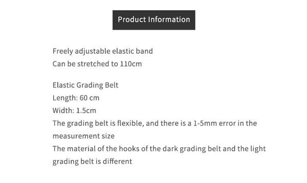 Ballet RAD Exam Belt High Elastic Adjustable Belt - Dorabear