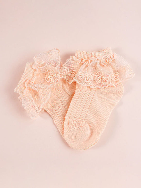 Ballet Socks Summer Thin Lace Socks Cotton Macrame Socks - Dorabear