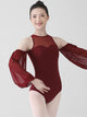Ballet Training Suit Long-sleeved Off-shoulder Dance Leotard - Dorabear