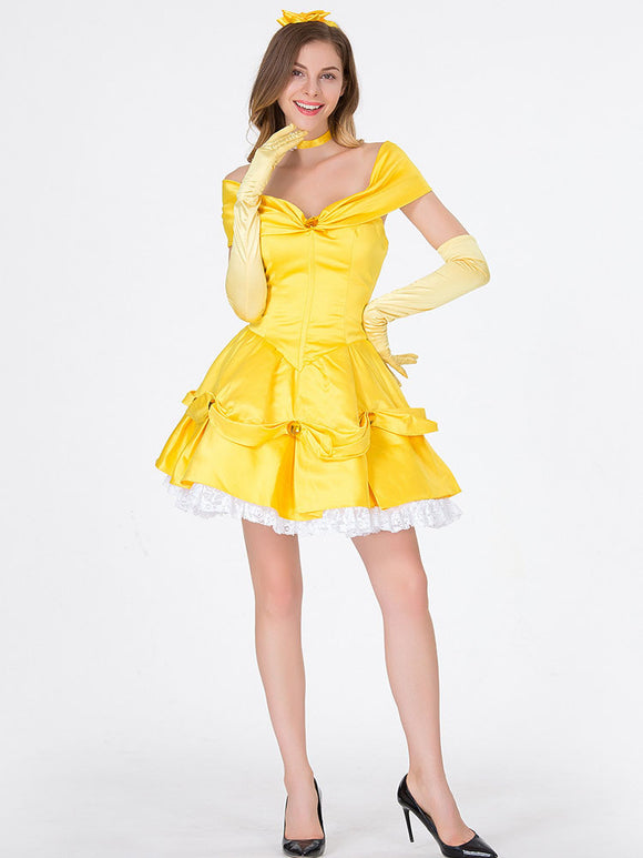 Belle Princess Character Costume Performance Dress - Dorabear