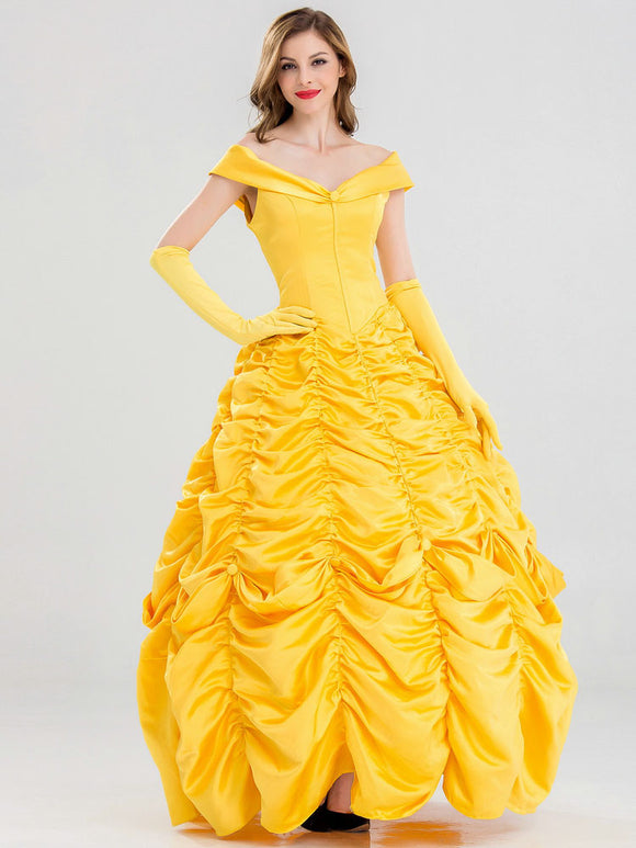 Princess Belle Dress Character Costume - Dorabear