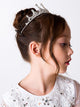 Crown Hairwear Imitation Pearl Rhinestone Headband Performance Accessories - Dorabear