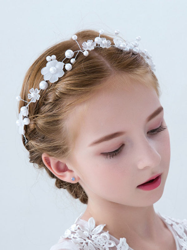 Imitation Pearl Hair Accessories Headdress Dance Performance Jewelry - Dorabear