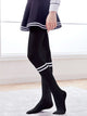 Combed Cotton Dancing Tights Summer Striped Leggings Training Pantyhose - Dorabear