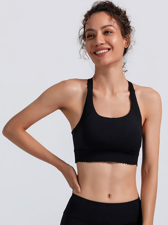 Dance Bra High Strength Shockproof Sports Vest Quick Dry Yoga Underwear - Dorabear