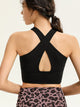 Dance Bra Running Yoga Vest No Steel Rings Gathering Fitness Underwear - Dorabear