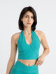 Dance Bra Shockproof Sports Fitness Halter Bra Tight Yoga Vest - Dorabear