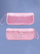 Dance Shoes Storage Bag Ballet Bag Pink Zipper Small Bag Mesh Shoe Bag - Dorabear