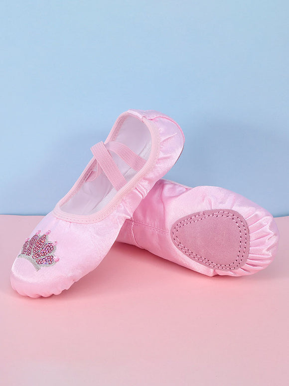 Frenulum-free Satin Ballet Shoes Practical Soft Sole Cat Claw Shoes - Dorabear