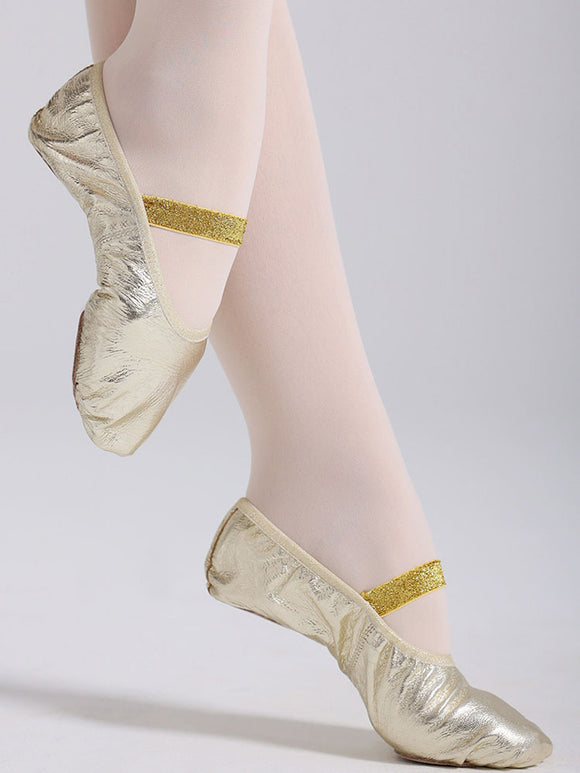 Genuine Leather Soft Sole Training Shoes Frenulum-Free Cat Claw Ballet Shoes - Dorabear