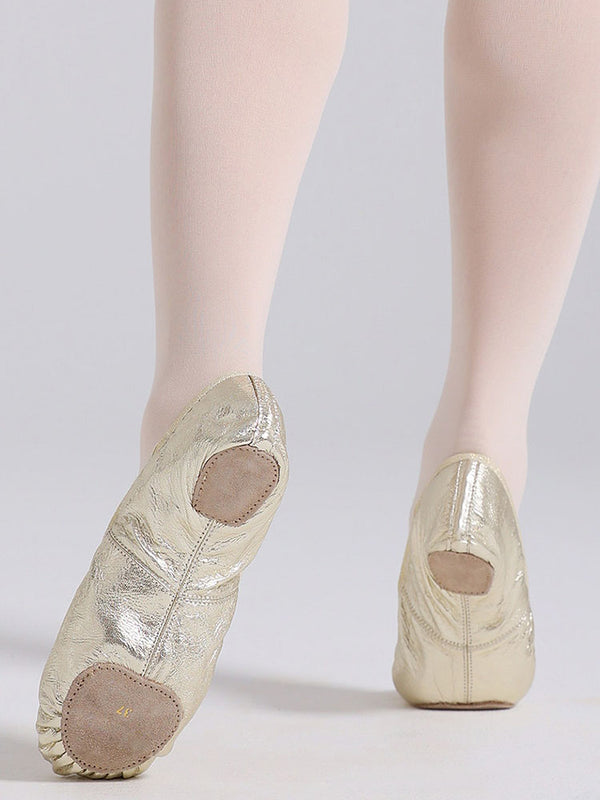 Genuine Leather Soft Sole Training Shoes Frenulum-Free Cat Claw Ballet Shoes - Dorabear