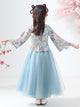Girls' Princess Dress Ancient Style Piano Performance Costume Tang Costume - Dorabear