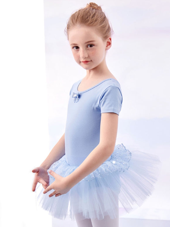 Ballet Dress Spring/Summer Short Sleeve Exercise Cothes - Dorabear