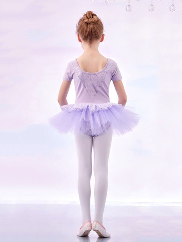 Ballet Dress Spring/Summer Short Sleeve Exercise Cothes - Dorabear