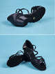 Soft-soled Mid-high-heeled Satin Latin Shoes Summer Dance Shoes - Dorabear