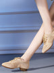 Jazz Dance Shoes Soft Sole Low Heel Breathable Training Shoes - Dorabear