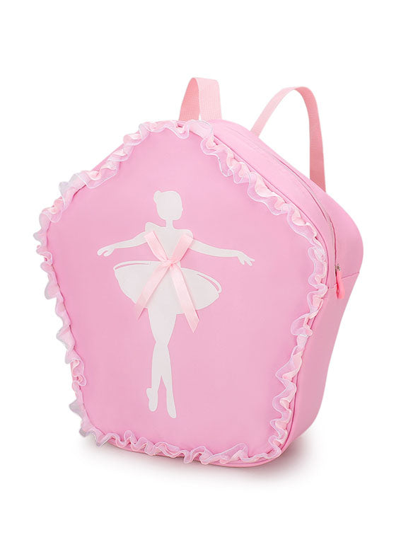 Large Capacity Ballet Latin Backpack Double Shoulder Lace Dance Bag - Dorabear