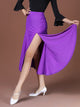 Large Swing Skirt Eight Pieces Splicing Modern Skirt with High Front Slit - Dorabear