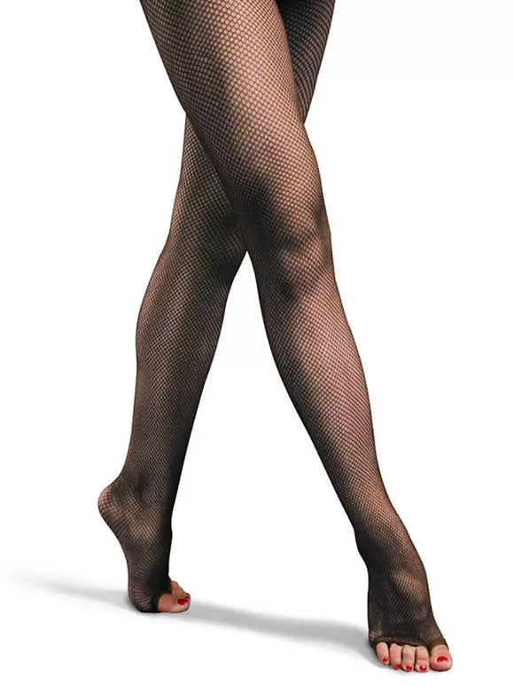 Latin Dance Fishnet Stockings Dance Clothing Accessories Competition Open Toe Stockings - Dorabear