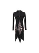 Latin Dance Leopard Print Deep V-neck Tassel Dress Performance Clothing - Dorabear