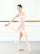 Long Lace Backless Dance Dress Ballet Long Sleeve Exercise Clothes - Dorabear