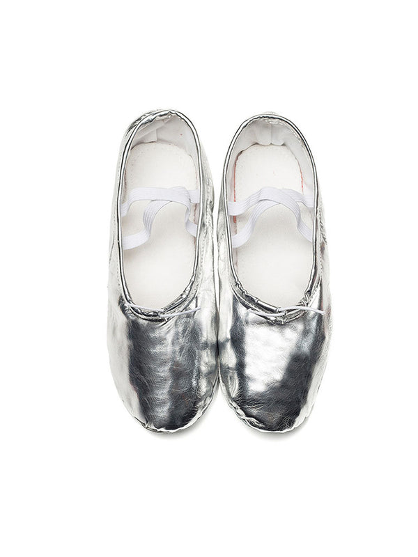 Mid Heel Shiny Soft Sole Dance Shoes Ballet Training Shoes - Dorabear