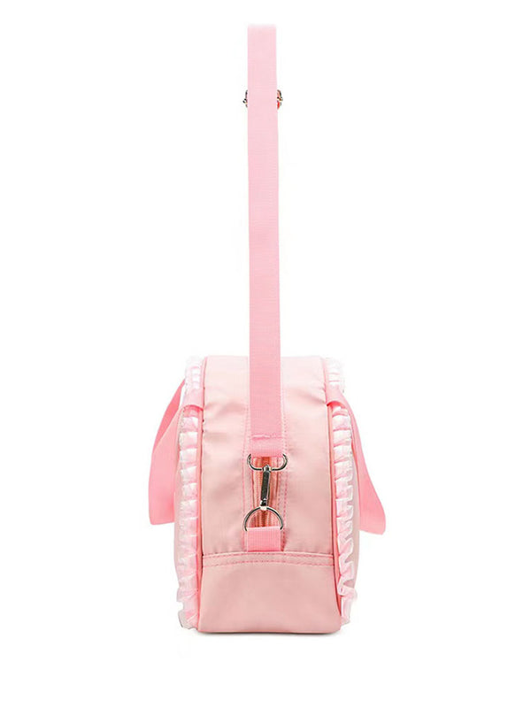 One-shoulder Dance Bag Lace Handbag Ballet Practice Storage Backpack - Dorabear
