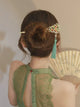 Oriental Element Fan Tassel Hairpin Ancient Style Cheongsam Head Ornament Coiled Hair Step Shake - Dorabear